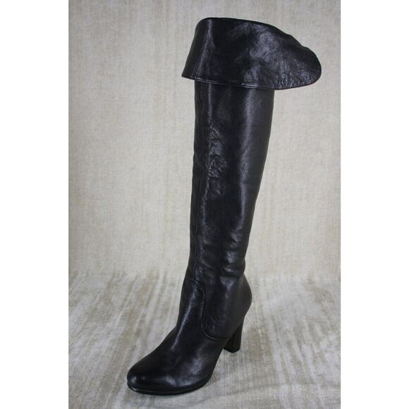 Sam Edelman Black Leather 'Sable' Over the Knee High Heel Boots size 5 New $249 - Picture 11 of 12